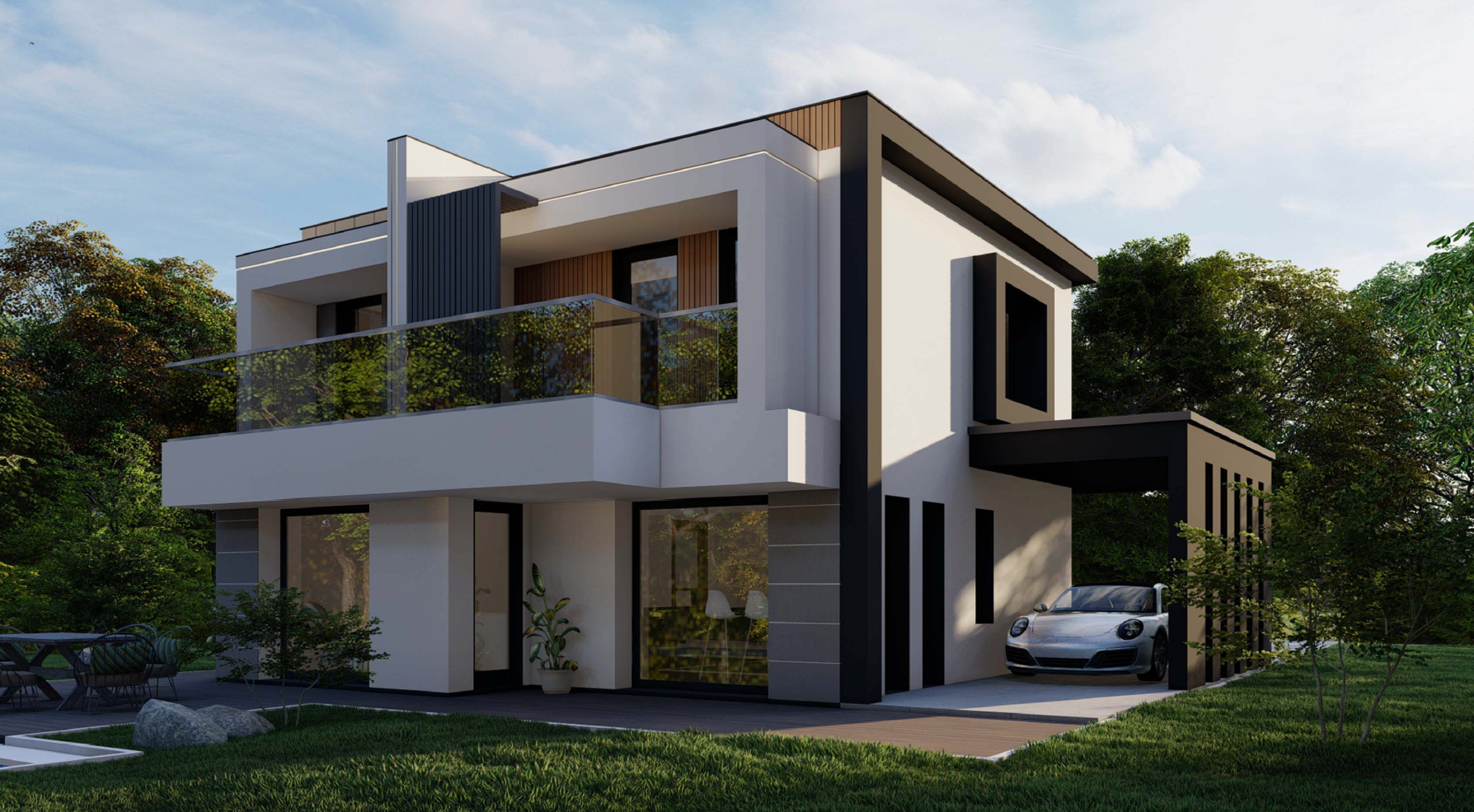 1 Recova Holzhaus Home